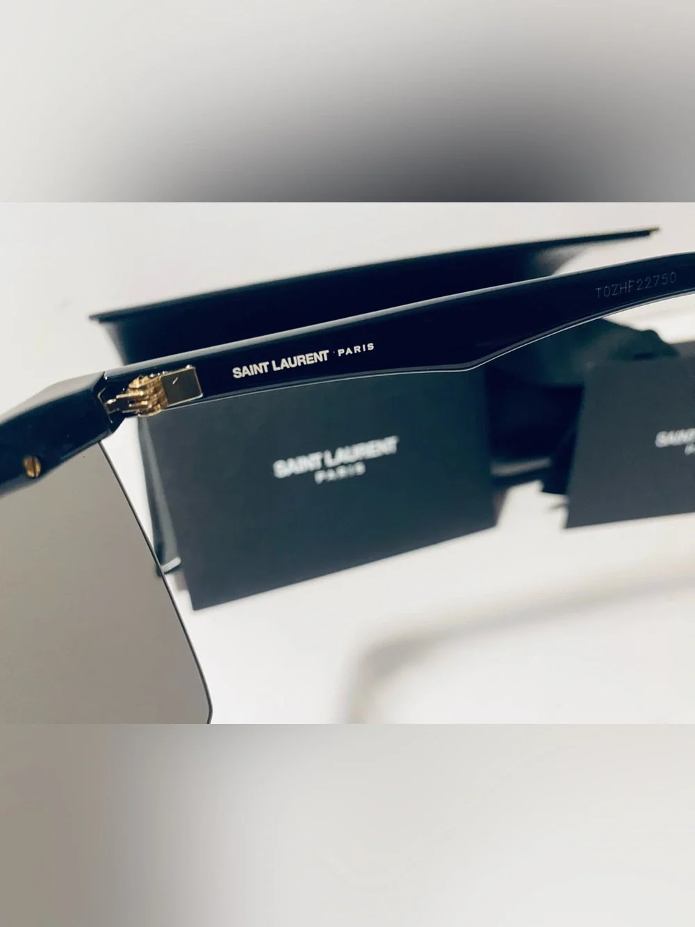 SAINT LAURENT SL 614 MASK 001 Newwave Injection Black 99 mm Women's Sunglasses - Picture 4 of 7